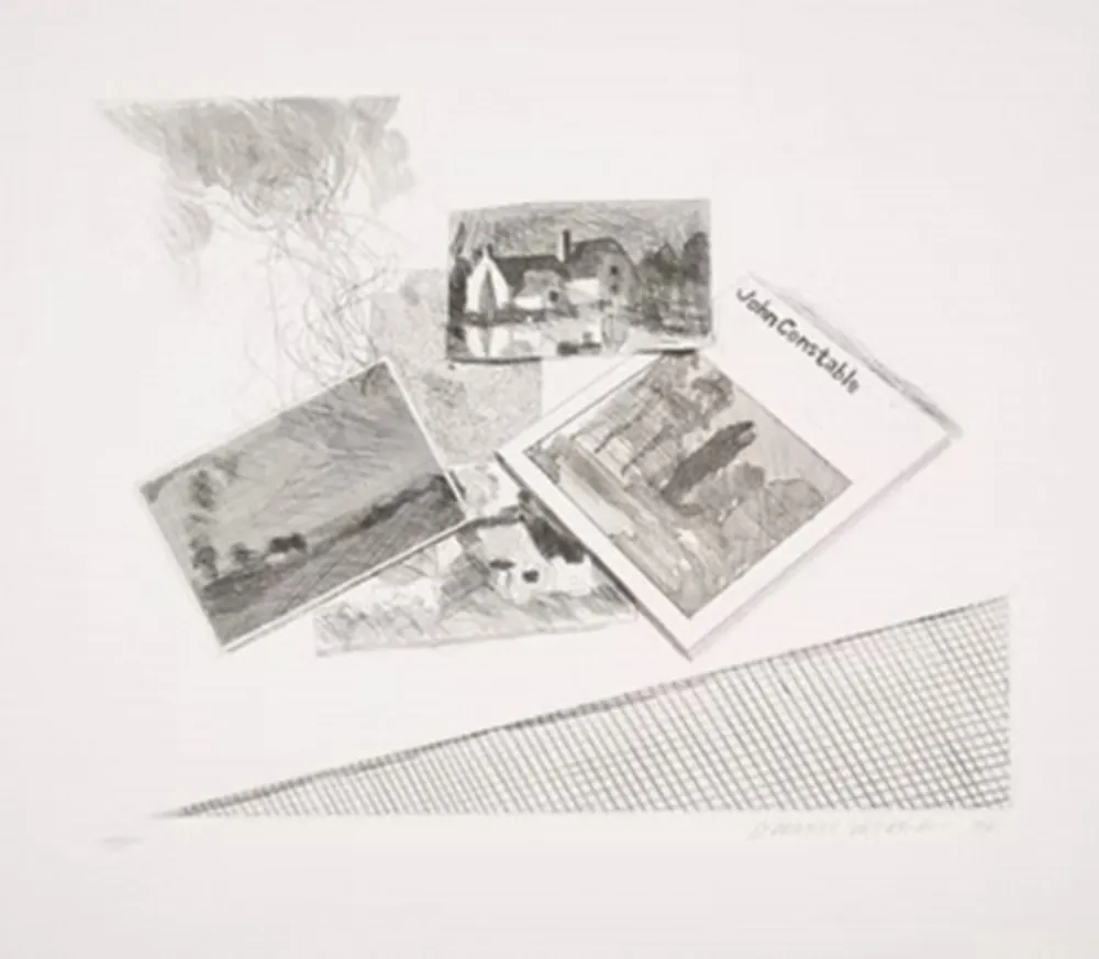 Água-Forte E Água-Tinta Hockney - For John Constable