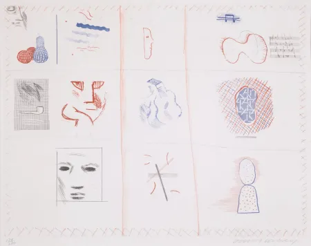 Água-Forte E Água-Tinta Hockney - Franco-American Mail (from The Blue Guitar)