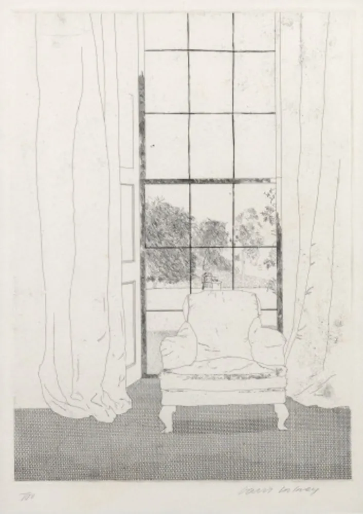 Gravura Hockney - Home