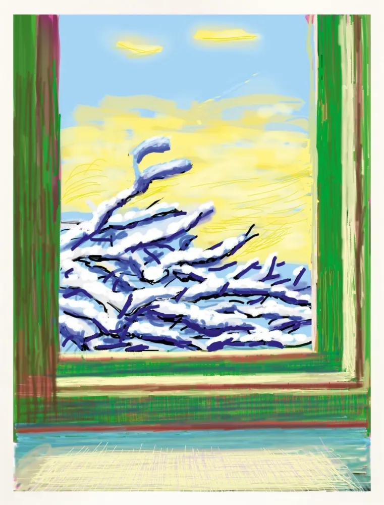 Sem Técnica Hockney - IPad drawing `No 610`, 23rd December 2010