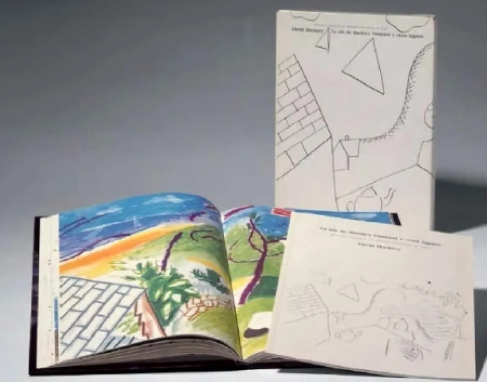 Livro Ilustrado Hockney -  La Isla de Martha Vineyard y otros lugares