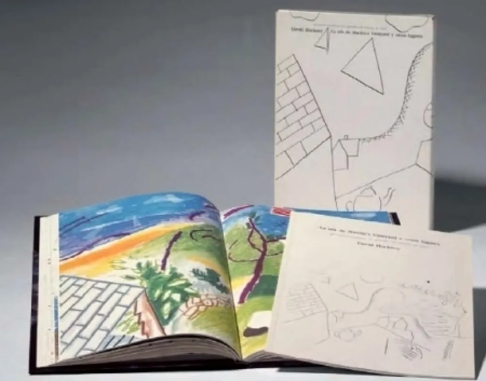 Livro Ilustrado Hockney - La Isla de Martha Vineyard y otros lugares