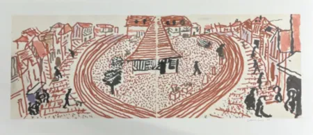 Múltiplo Hockney - My Second Drawing of Beuvron-en-Auge