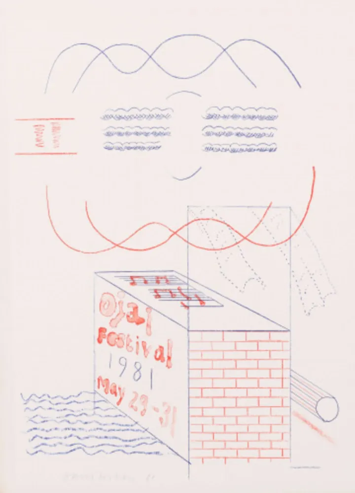 Litografia Hockney - Ojai Festival