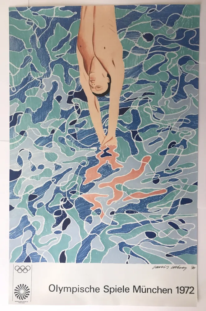 Cartaz Hockney - Olympische Spiele München