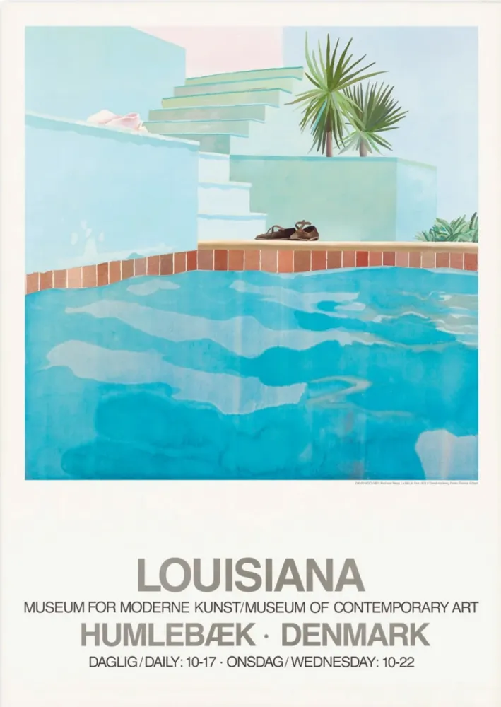 Cartaz Hockney - Pool and Steps
