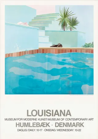 Cartaz Hockney - Pool and Steps