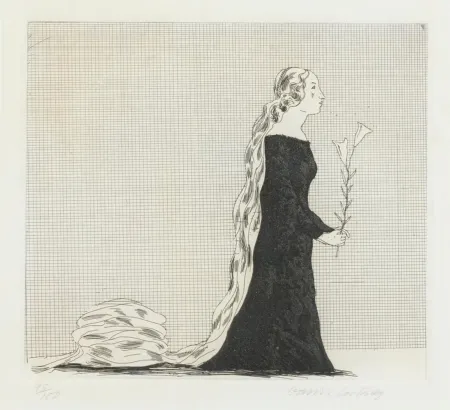 Água-Forte E Água-Tinta Hockney - The Older Rapunzel