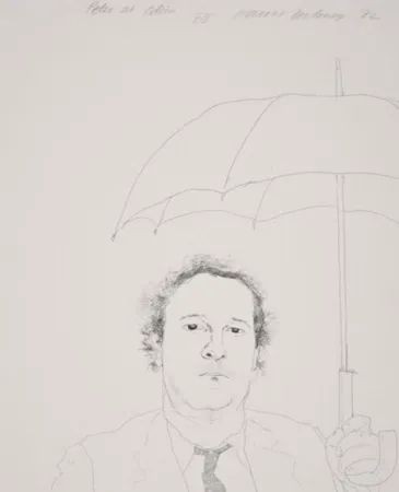 Água-Forte E Água-Tinta Hockney - The Restaurateur - Peter At Odins