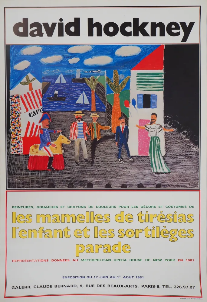 Livro Ilustrado Hockney - Théâtre : Tirésias