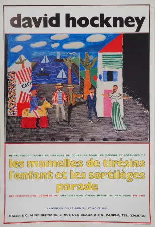Livro Ilustrado Hockney - Théâtre : Tirésias