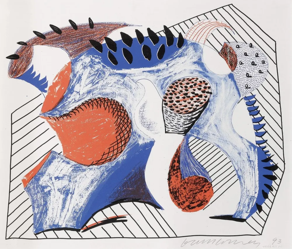 Múltiplo Hockney - Untitled (for Joel Wachs)