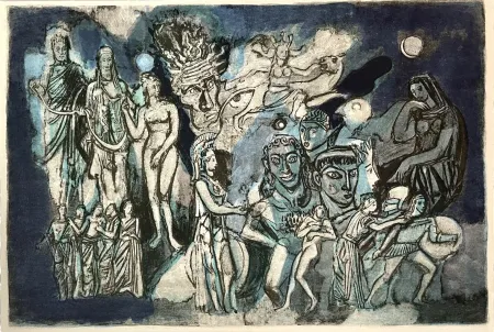 Litografia Holy - Naissance de l'Odyssée III