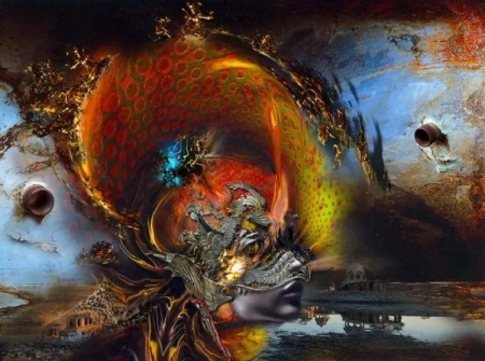 Gravura Digital Hornung - I had no earthly Idea