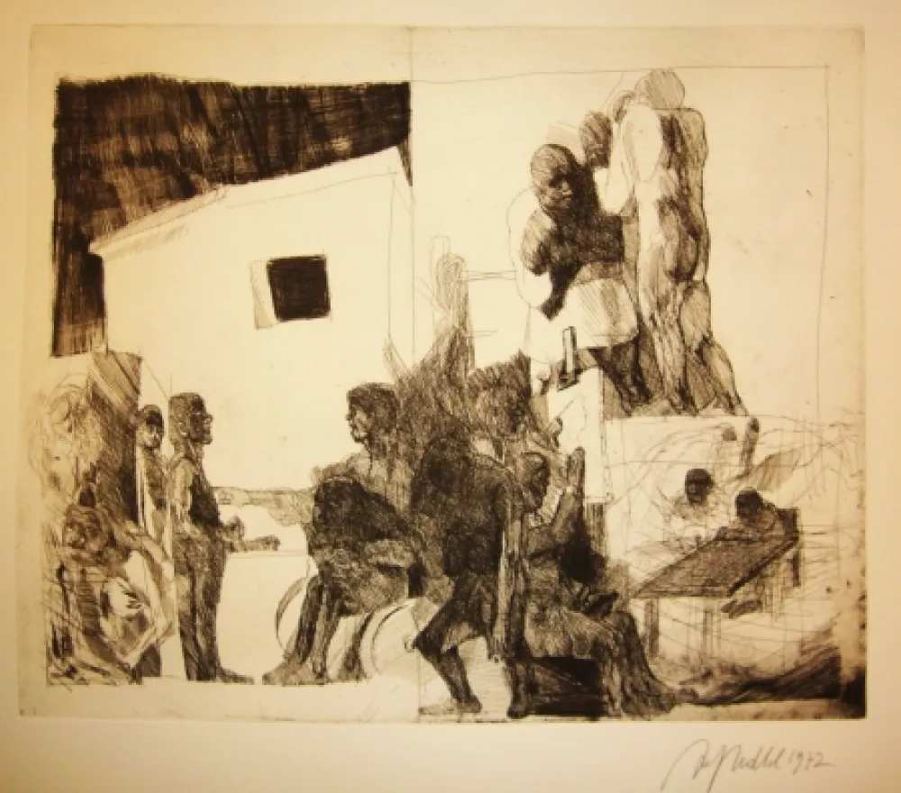 Gravura Hrdlicka - Atelier