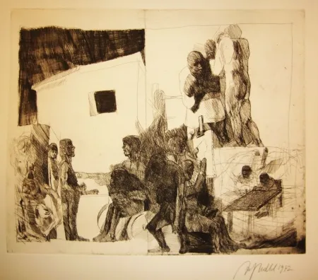 Gravura Hrdlicka - Atelier