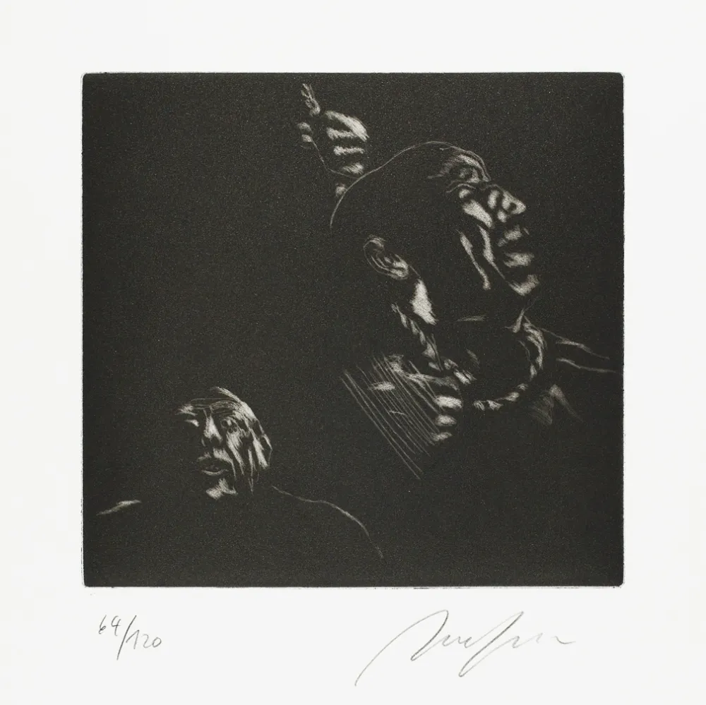 Água-Tinta Hrdlicka - Hinrichtung (Execution)