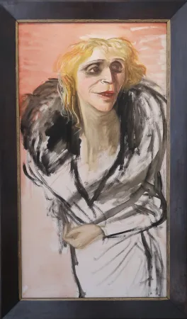 Sem Técnica Hubbuch - Lissy im Pelzmantel