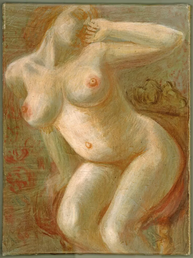 Sem Técnica Hubbuch - Ohne Titel (Die müde Marianne).