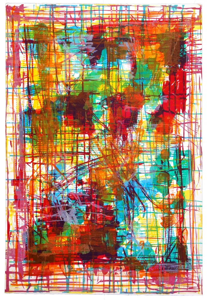 Litografia Huftier - En pastel