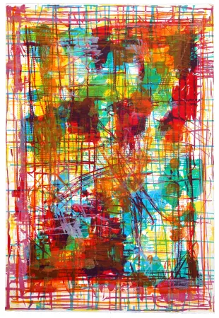 Litografia Huftier - En pastel