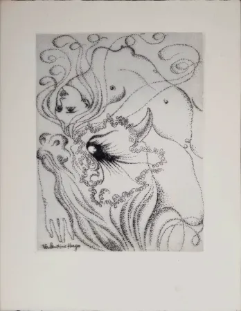 Água-Forte Hugo - Nu au Taureau, 1946