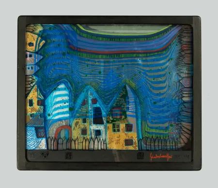 Múltiplo Hundertwasser - Fall in cloud. Fall in fog. Fall out
