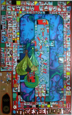 Serigrafia Hundertwasser - OL 1972
