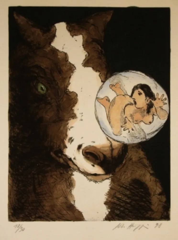 Água-Forte E Água-Tinta Hüppi - Sans titre 5