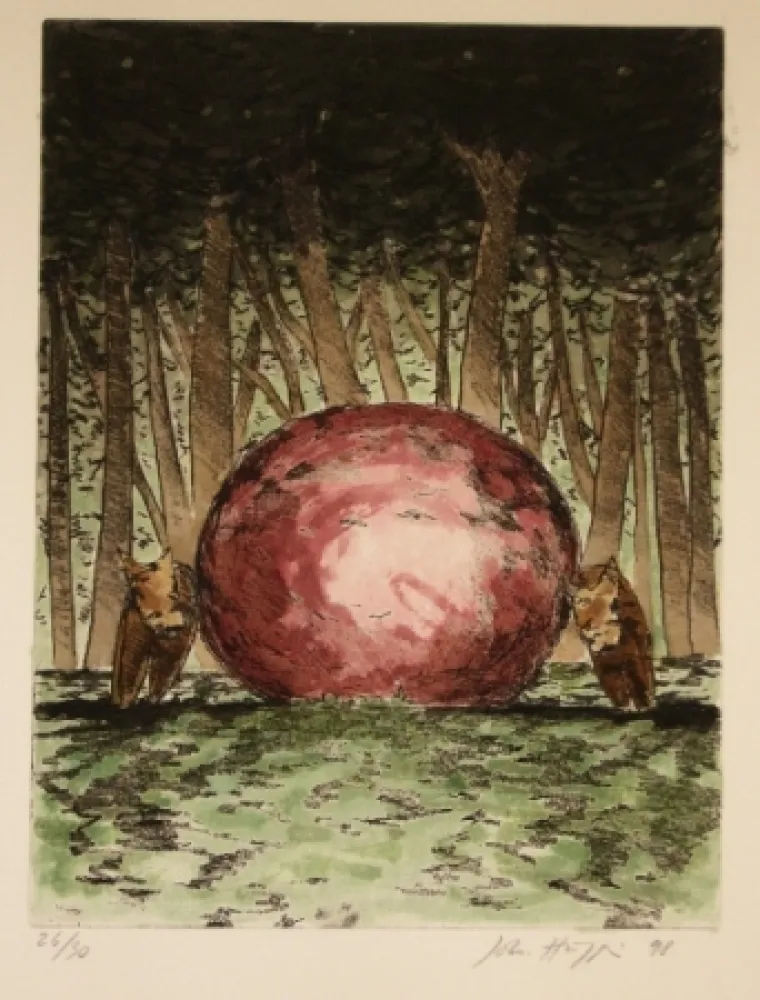 Água-Forte E Água-Tinta Hüppi - Sans titre 6