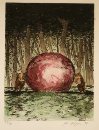 Água-Forte E Água-Tinta Hüppi - Sans titre 6