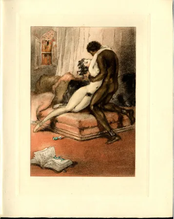 Livro Ilustrado Icart - CRÉBILLON, Fils : LE SOPHA. 23 (22) eaux-fortes originales en couleurs de Louis Icart.
