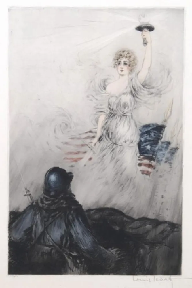 Gravura Icart - Miss Liberty