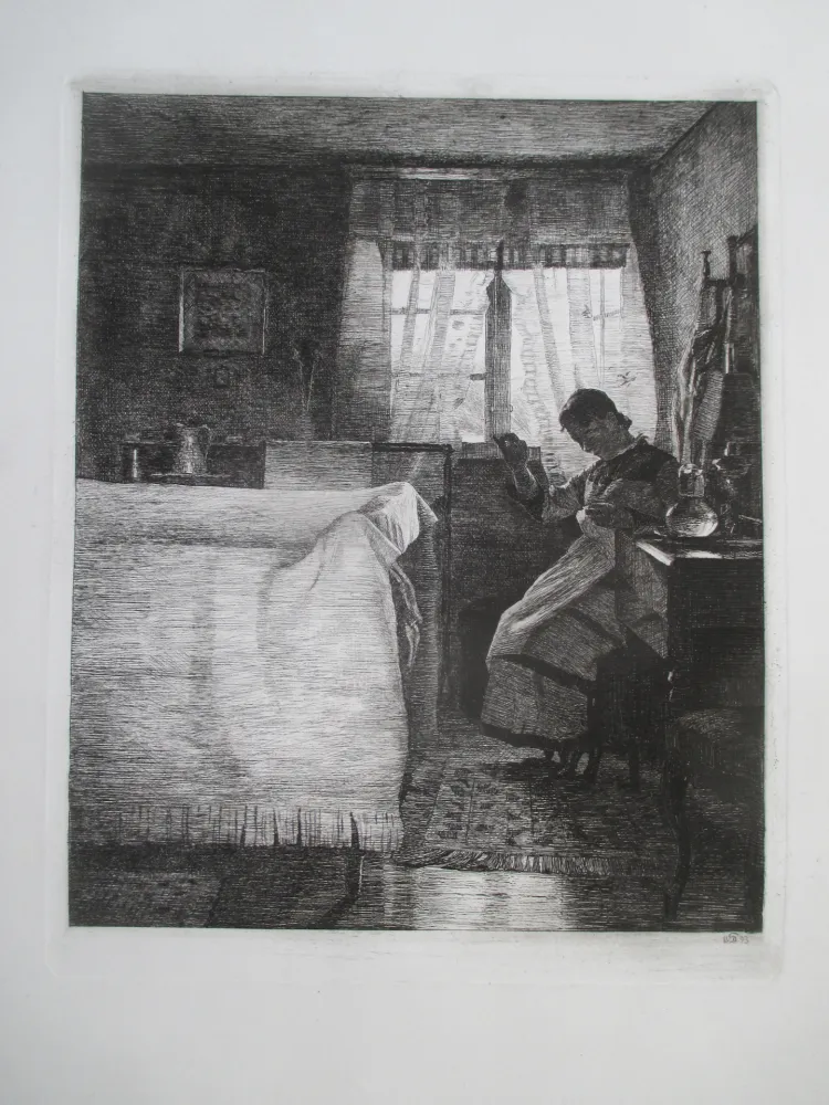 Gravura Ilsted - Bedchamber Interior