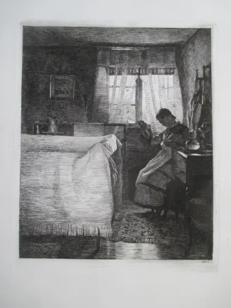 Gravura Ilsted - Bedchamber Interior