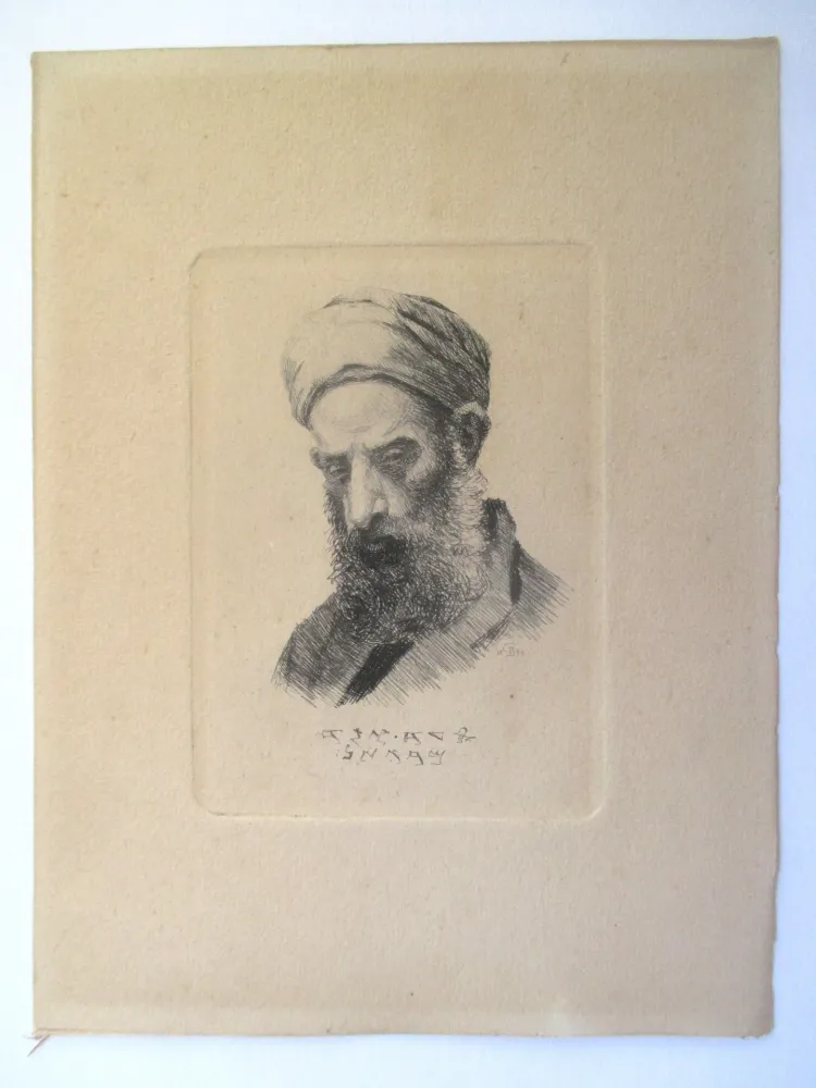 Gravura Ilsted - En Samaritaner -A Samaritan