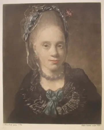 Meio-Tom Ilsted - Portrait of a Lady - after Jens Juel