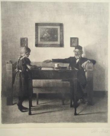 Gravura Ilsted - Visiting Granddad