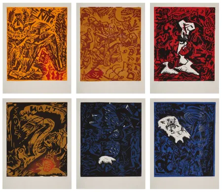 Linogravura Immendorff - 