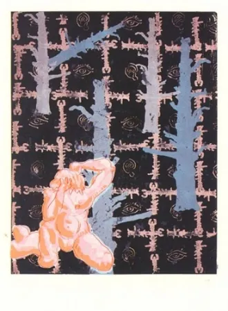 Múltiplo Immendorff - No title (Red Man)