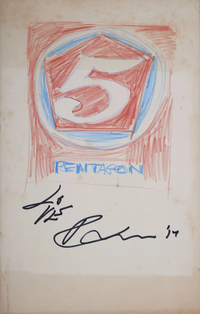 Sem Técnica Indiana - 5 Pentagon #3, 2017 - Hand-signed