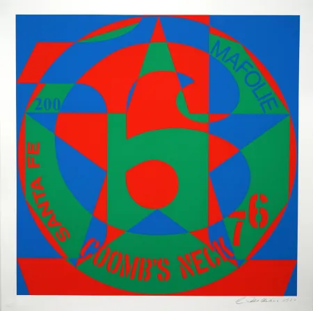 Serigrafia Indiana - Decade: Autoportraits, Vinalhaven Suite. #6: Coomb's Neck