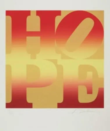 Serigrafia Indiana - Four Seasons of Hope: Autumn (Gold)