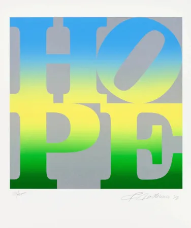 Serigrafia Indiana - Four Seasons of Hope: Summer (Silver)