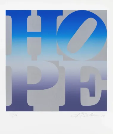 Serigrafia Indiana - Four Seasons of Hope: Winter (Silver)