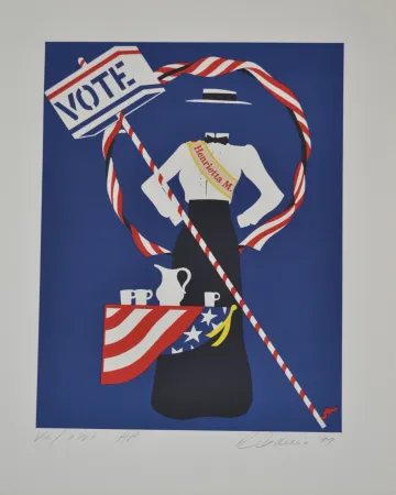 Litografia Indiana - Henrietta M. - Mother of us all portfolio