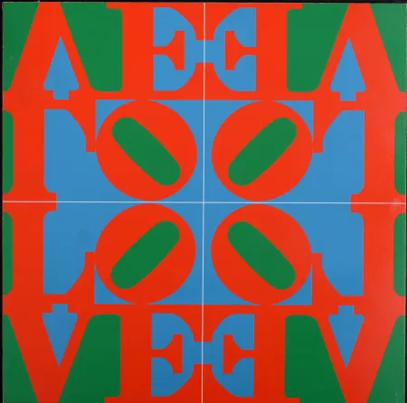 Serigrafia Indiana - Love, 1967