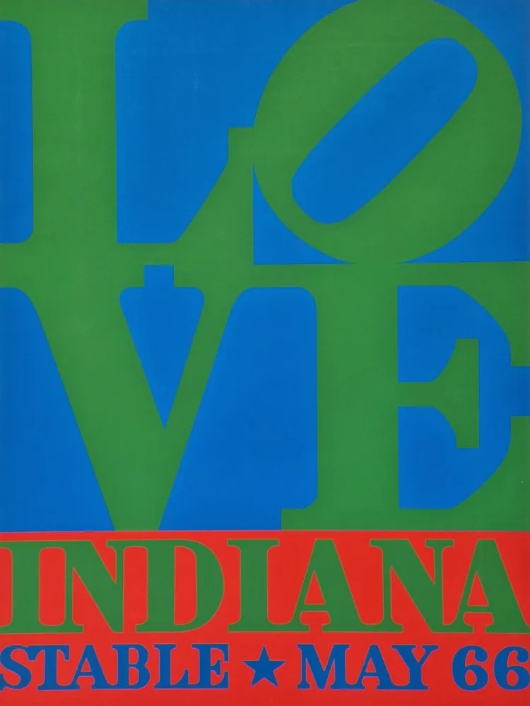 Cartaz Indiana - Love. Indiana. Stable May 66