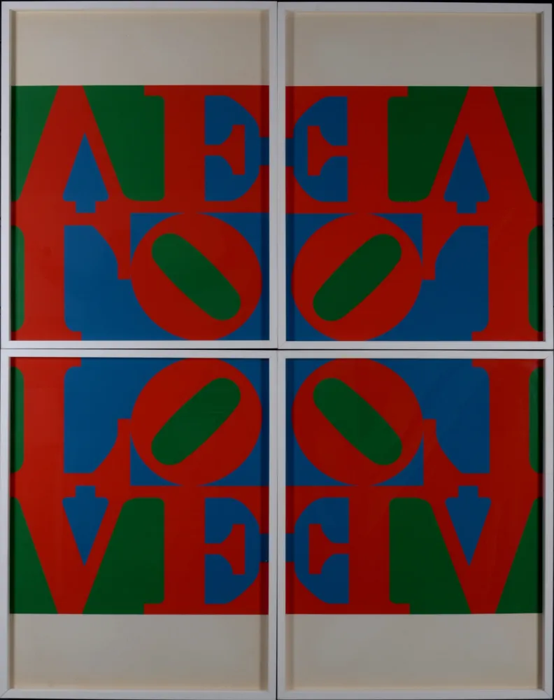 Serigrafia Indiana - Love Wall (Love Frieze)