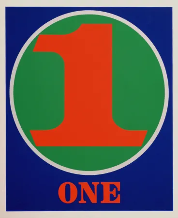 Serigrafia Indiana - Number 1, 1968